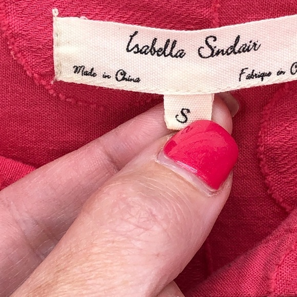 Antrhopologie Isabella Sinclair Lacework Popover S - Picture 3 of 8